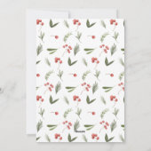 Wishing You Peace Love and Joy 3 Photo Christmas シーズンカード (裏面)