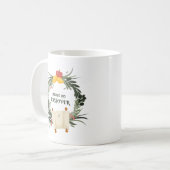 Wishing You Peace On Passover コーヒーマグカップ (正面左)