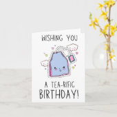 Wishing You Puns誕生日カード カード (黄色い花)