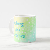 Wishing You Rainbows Mug コーヒーマグカップ (正面左)