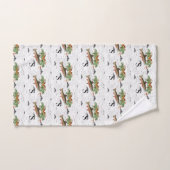 Wishing You Reely Fly Fishmas, Trout Christmas バスタオルセット (ハンドタオル)