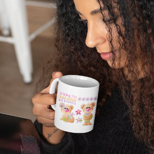 Wishing You Sunshine And Flowersコーヒーマグ コーヒーマグカップ