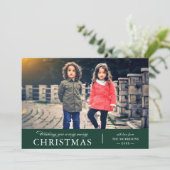 Wishing You Very Mercy Christmas Photo シーズンカード (スタンド正面)