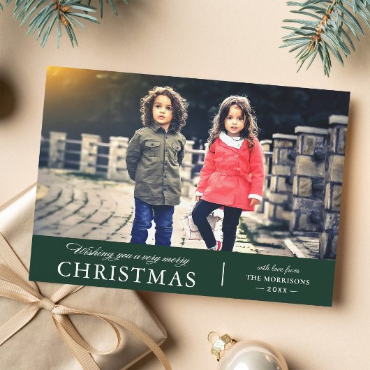 Wishing You Very Mercy Christmas Photo シーズンカード