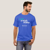 WishMakerブルーシャツ Tシャツ (正面フル)