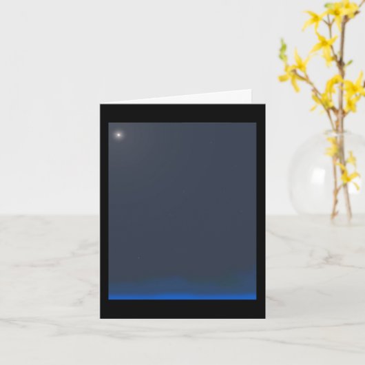 Wishng on a star カード (黄色い花)