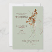 Wispy植物仙人の両親結婚の 招待状 (正面)