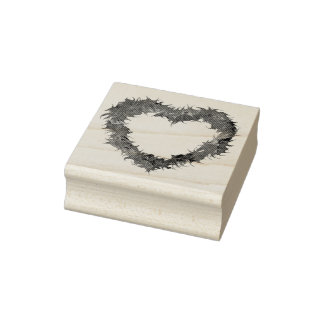 Wispy Heart Rubber Stamps ラバースタンプ