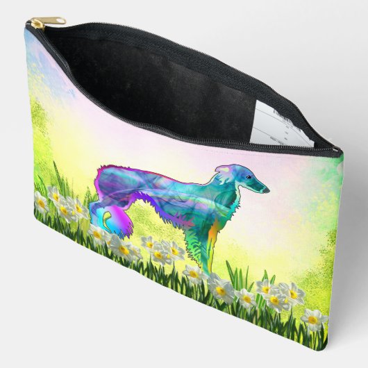 Wispy Silken Windhound アクセサリーポーチ (見開き)