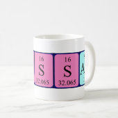 Wissam定期的なテーブル名mag コーヒーマグカップ (正面右)