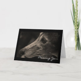 Wistant Greyhound Loveカスタマイズ可能 カード