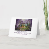 wisteria湖のサンキューカード サンキューカード (裏面)