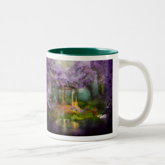 wisteria湖のマグ ツートーンマグカップ (右)