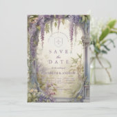 Wisteria Arch Botanical Wedding セーブザデート (スタンド正面)