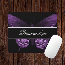 Wisteria Butterfly Banner Mousepad マウスパッド