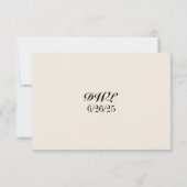 Wisteria Lane QR Code RSVP Card (裏面)