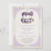 Wisteria Regency Bridal Shower Invitation 招待状 (正面)