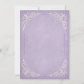 Wisteria Regency Bridal Shower Invitation 招待状 (裏面)