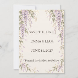 Wisteria Save the Date セーブザデート