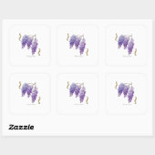 Wisteria Sinensis  スクエアシール (シート)