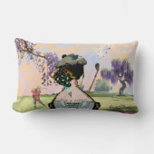 Wisteria Sunrise Golfer's  ランバークッション (正面)
