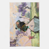 Wisteria Sunrise Golfer's Towel キッチンタオル (縦)