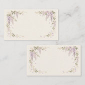 Wisteria Wedding Invitation エンクロージャーカード (正面/裏面)