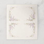 Wisteria Wedding Place Card プレイスカード (外部開封)