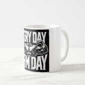 Wit 325 ml Klassieke witte mok コーヒーマグカップ (正面右)