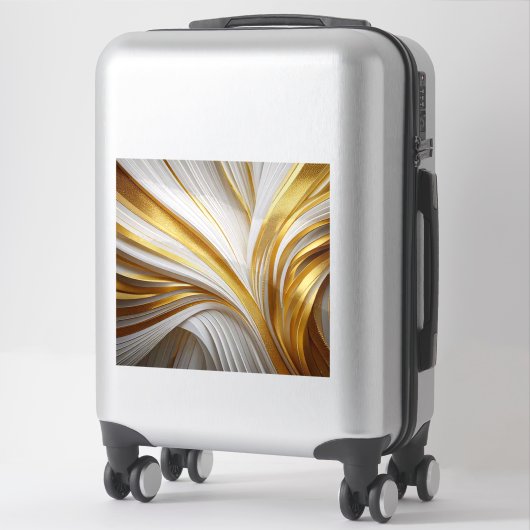 Wit Goud Retro シール (スーツケース)