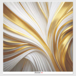 Wit Goud Retro  シール