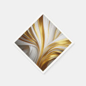 Wit Goud Retro  スタンダードカクテルナプキン (角)