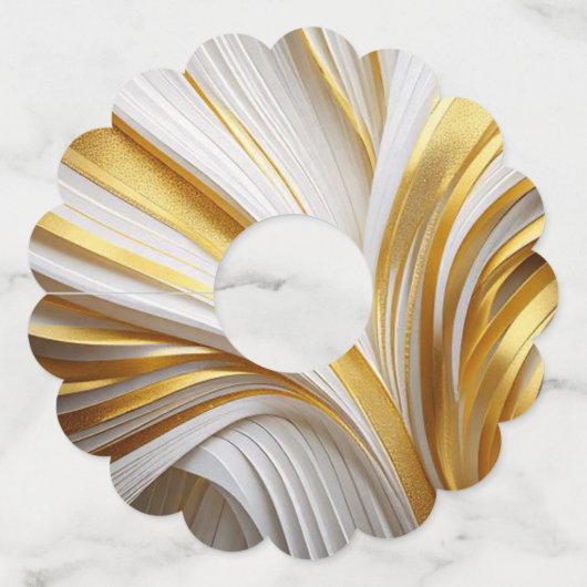 Wit Goud Retro  ワイングラスタグ (正面)