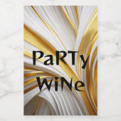 Wit Goud Retro  ワインラベル (シングルラベル)