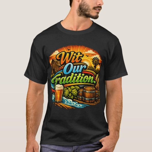 Wit Our Tradition | 堂々たる伝統 Tシャツ (正面)
