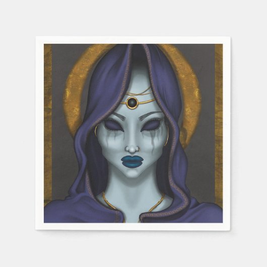 witch スタンダードカクテルナプキン (正面)