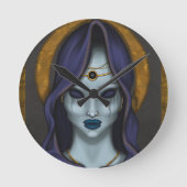 witch ラウンド壁時計 (正面)
