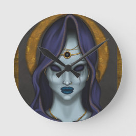 witch ラウンド壁時計