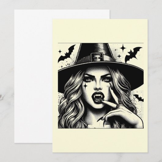 witch 招待状 (正面/裏面)