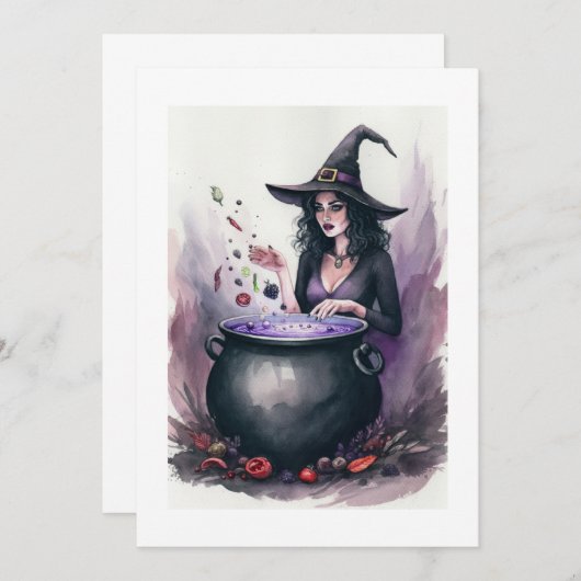 witch  招待状 (正面/裏面)