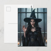 Witch behind bars because she commented crime ポストカード (正面/裏面)
