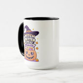 Witch Better Have My Candy – Cute Kawaii Halloween マグカップ (正面左)