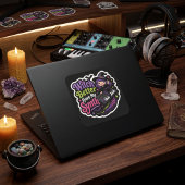 Witch Better Have My Synth – Halloween Synth Nerd スクエアシール