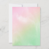  Witch Birthday I Was 6 Now I'm 7 招待状 (裏面)