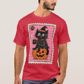 Witch Black Cat Tシャツ (正面)