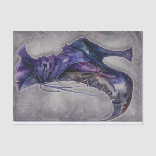 Witch Boot Decompage紙 薄葉紙 (正面)