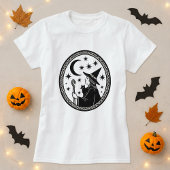 Witch Cat Cauldron Gift Halloween Tシャツ
