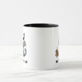 Witch Cat Voodoo Doll Custom Text マグカップ (中央)