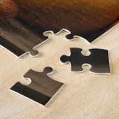 Witch Cat with Pumpkins ジグソーパズル (側面)