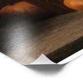 Witch Cat with Pumpkins  フォトプリント (角)